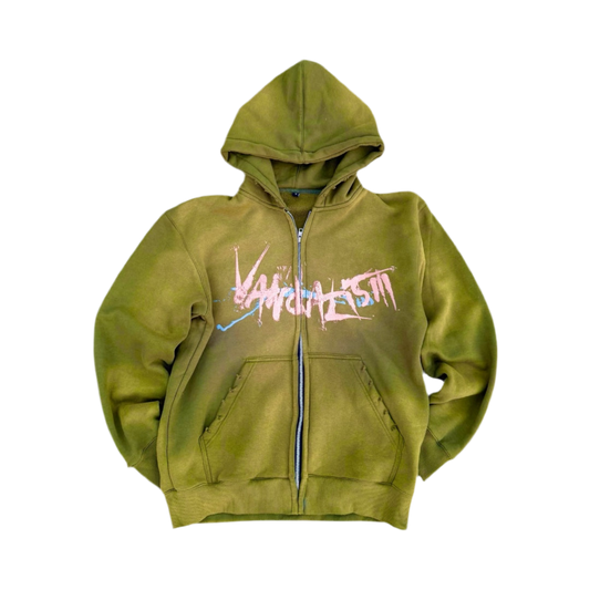 SUN-DRIED ART WITH NO BOUNDS HOODIE (OLIVE)